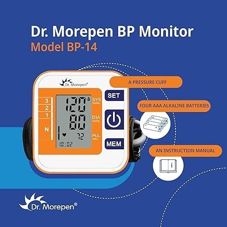 Dr. Morepen BP Machine BP-14 1 Dr. Morepen BP-14 Blood Pressure Monitor