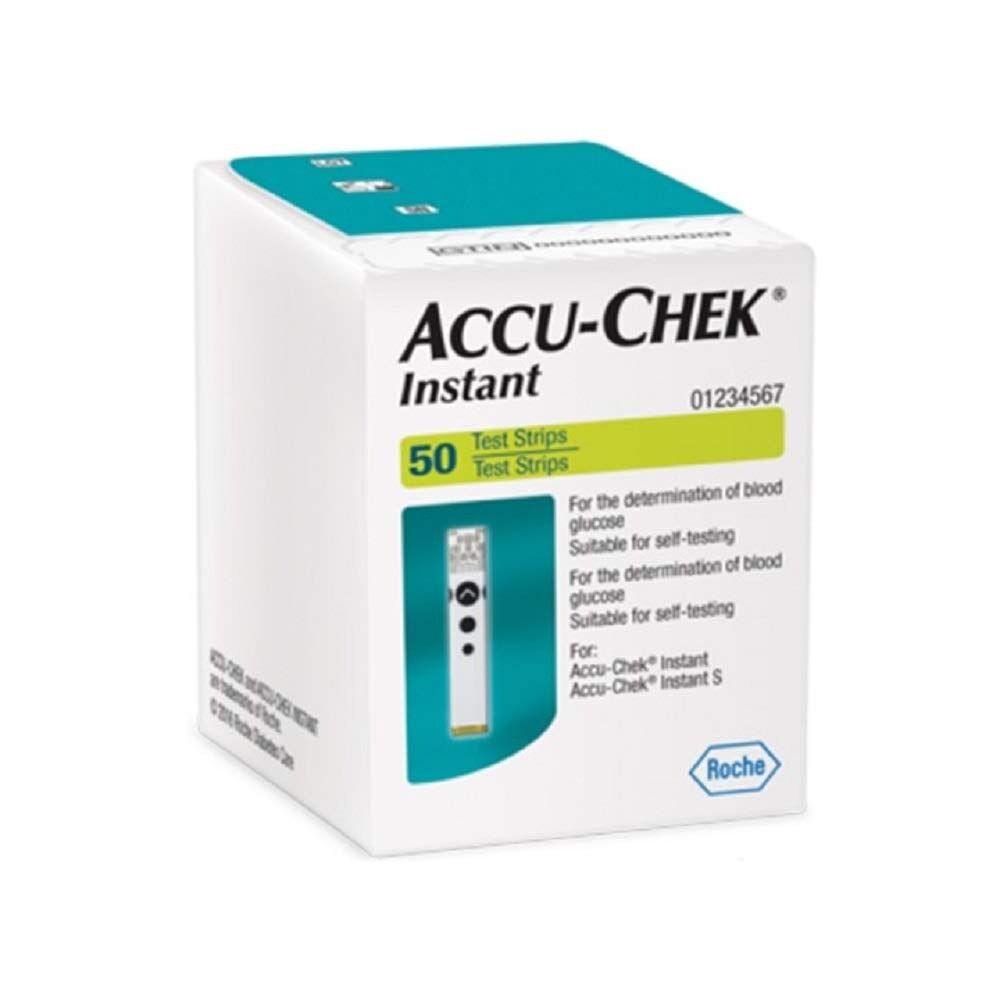 Accu-Chek Instant Test Strips Pack of 50 Accu-Chek Instant Test Strips 50 pack for Instant and Instant S glucometers